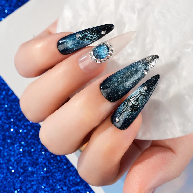 Gel magn&eacute;tico para u&ntilde;as tipo ojo de gato BUQILATI de primera calidad para u&ntilde;as met&aacute;licas brillantes