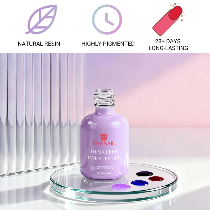 Esmalte en gel en un solo paso SIN HEMA: simplifica tu decoraci&oacute;n de u&ntilde;as